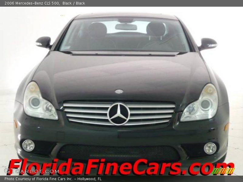 Black / Black 2006 Mercedes-Benz CLS 500