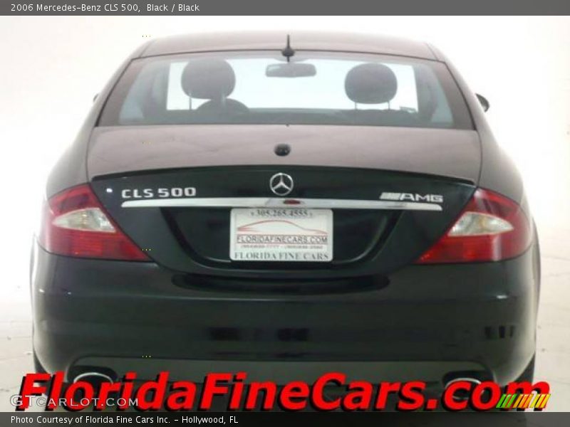 Black / Black 2006 Mercedes-Benz CLS 500