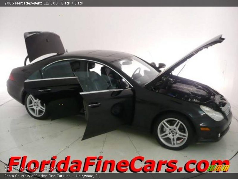 Black / Black 2006 Mercedes-Benz CLS 500
