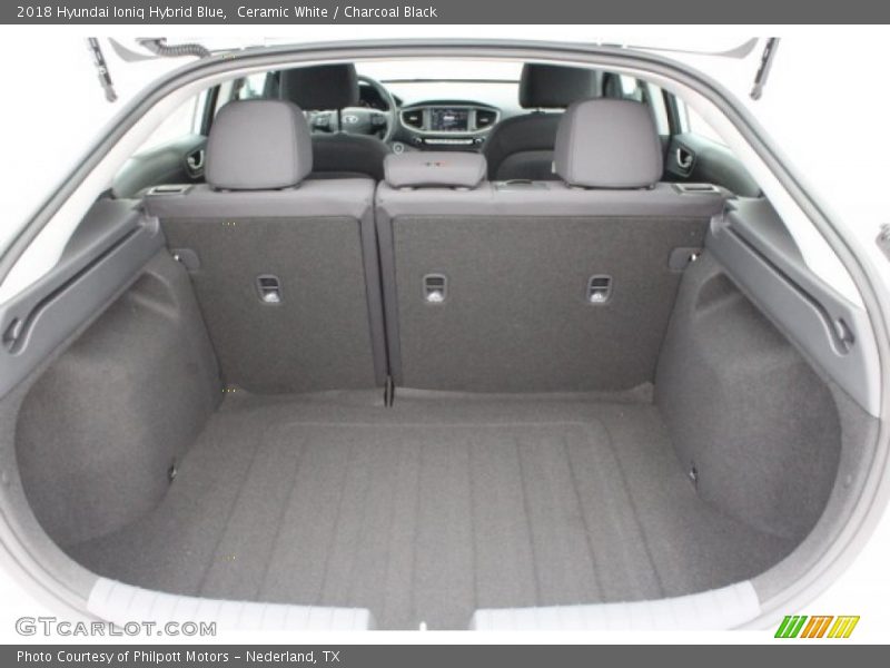 Ceramic White / Charcoal Black 2018 Hyundai Ioniq Hybrid Blue