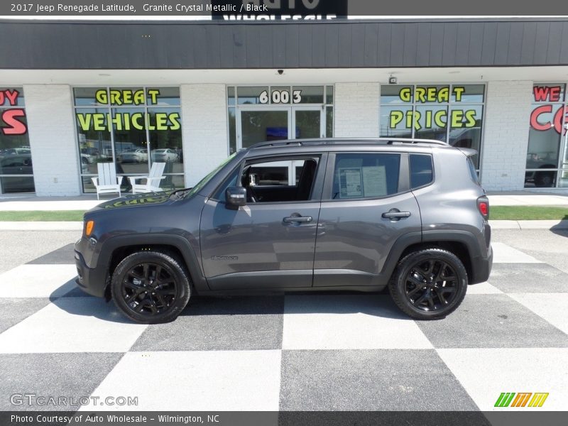 Granite Crystal Metallic / Black 2017 Jeep Renegade Latitude