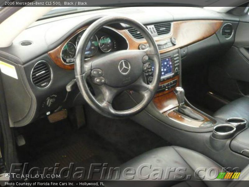 Black / Black 2006 Mercedes-Benz CLS 500