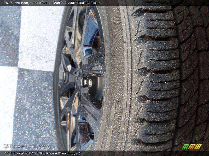 Granite Crystal Metallic / Black 2017 Jeep Renegade Latitude