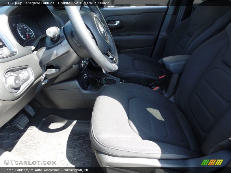 Granite Crystal Metallic / Black 2017 Jeep Renegade Latitude