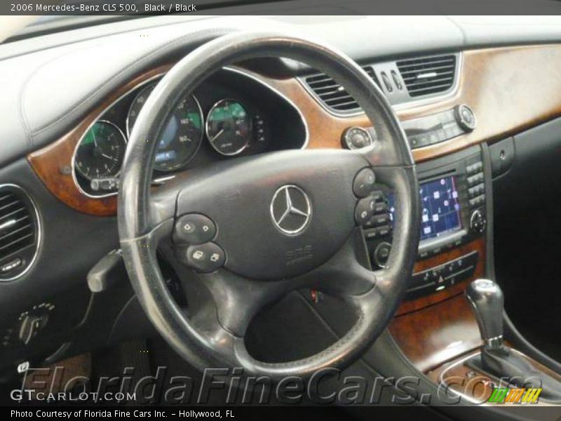 Black / Black 2006 Mercedes-Benz CLS 500
