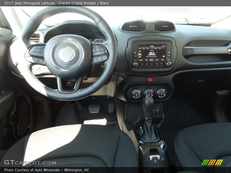 Granite Crystal Metallic / Black 2017 Jeep Renegade Latitude