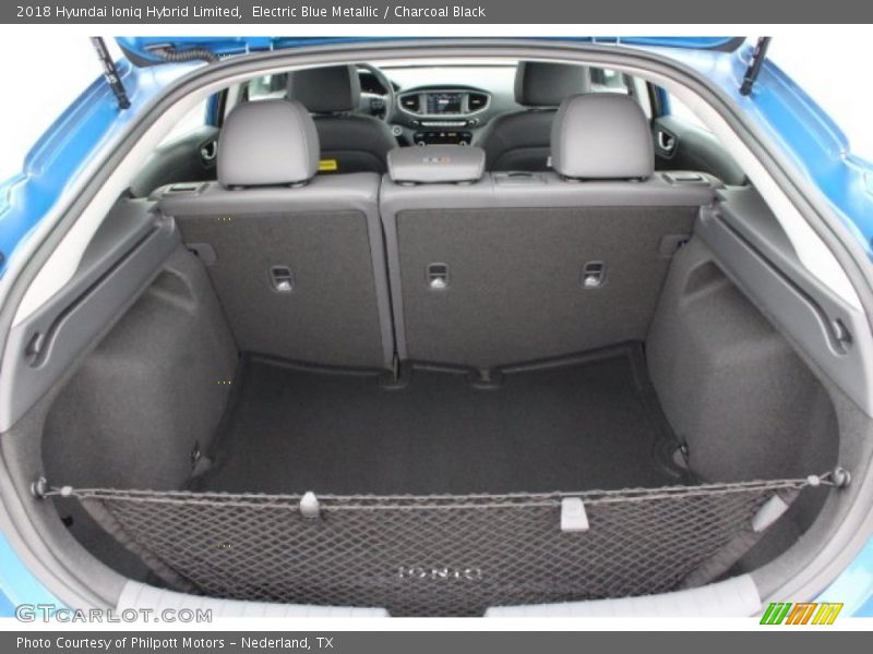 Electric Blue Metallic / Charcoal Black 2018 Hyundai Ioniq Hybrid Limited