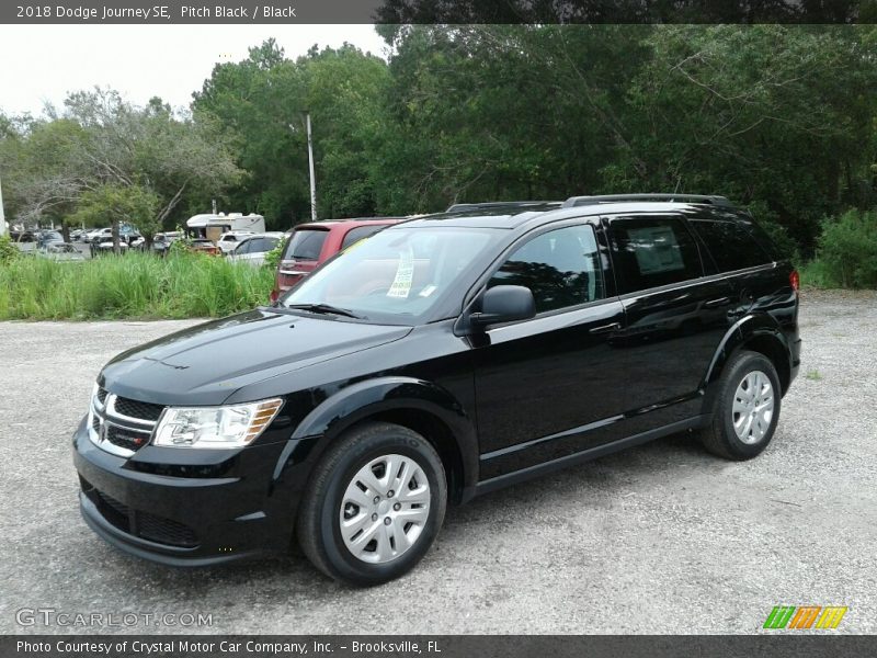 Pitch Black / Black 2018 Dodge Journey SE