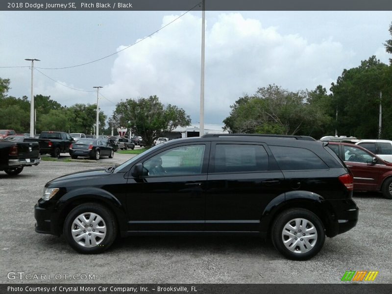 Pitch Black / Black 2018 Dodge Journey SE