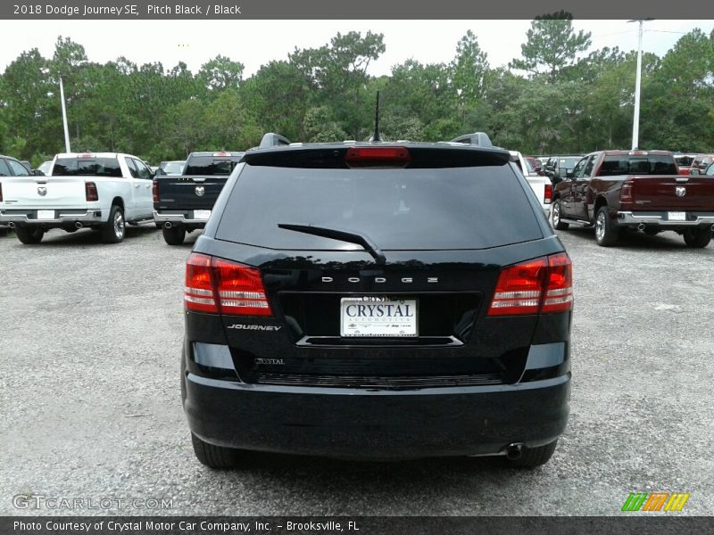 Pitch Black / Black 2018 Dodge Journey SE