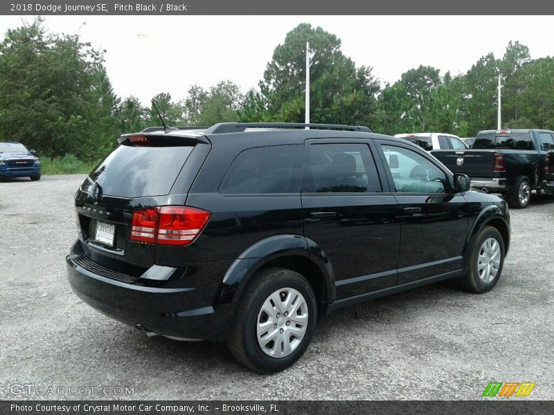Pitch Black / Black 2018 Dodge Journey SE