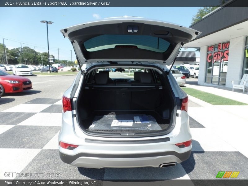 Sparkling Silver / Gray 2017 Hyundai Santa Fe Sport FWD