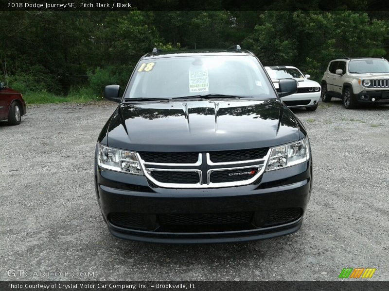 Pitch Black / Black 2018 Dodge Journey SE