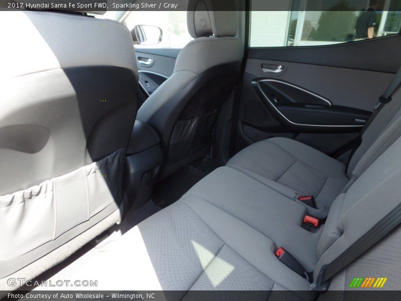 Sparkling Silver / Gray 2017 Hyundai Santa Fe Sport FWD