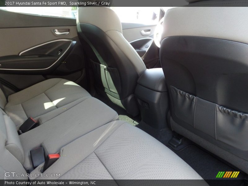 Sparkling Silver / Gray 2017 Hyundai Santa Fe Sport FWD