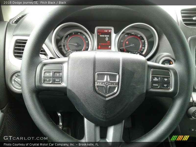 Pitch Black / Black 2018 Dodge Journey SE
