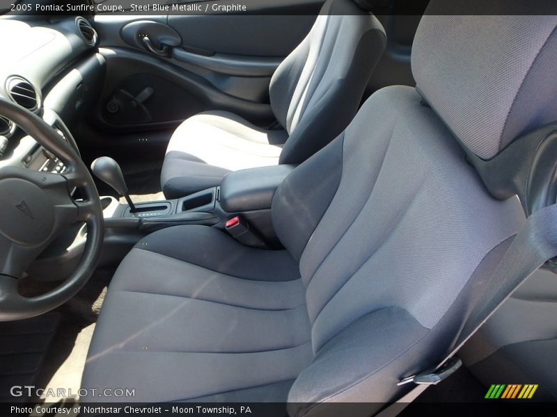 Steel Blue Metallic / Graphite 2005 Pontiac Sunfire Coupe