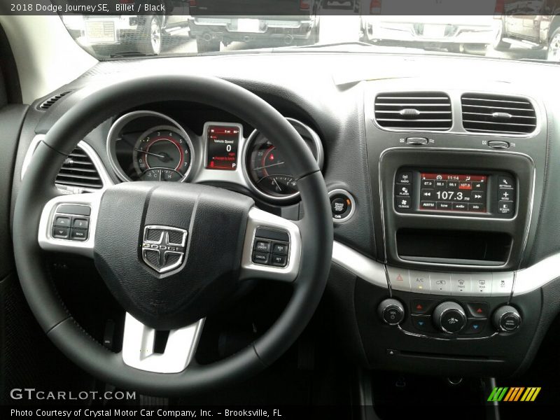 Billet / Black 2018 Dodge Journey SE