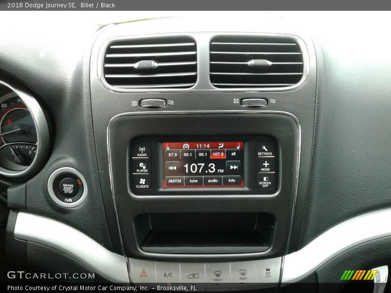 Billet / Black 2018 Dodge Journey SE