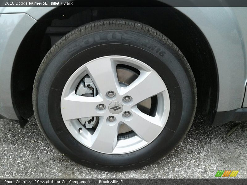 Billet / Black 2018 Dodge Journey SE