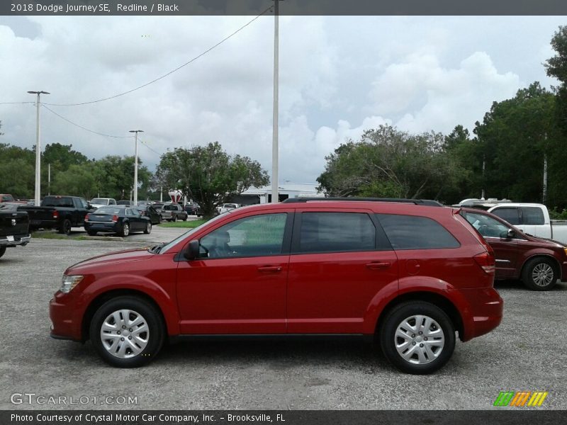 Redline / Black 2018 Dodge Journey SE