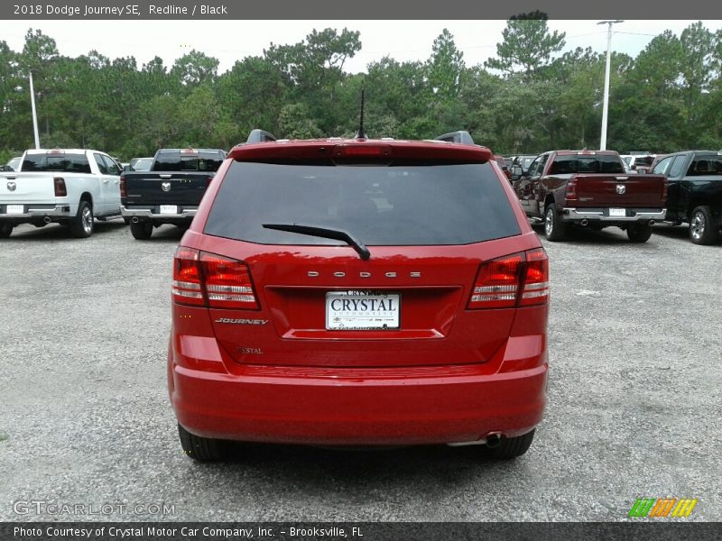 Redline / Black 2018 Dodge Journey SE