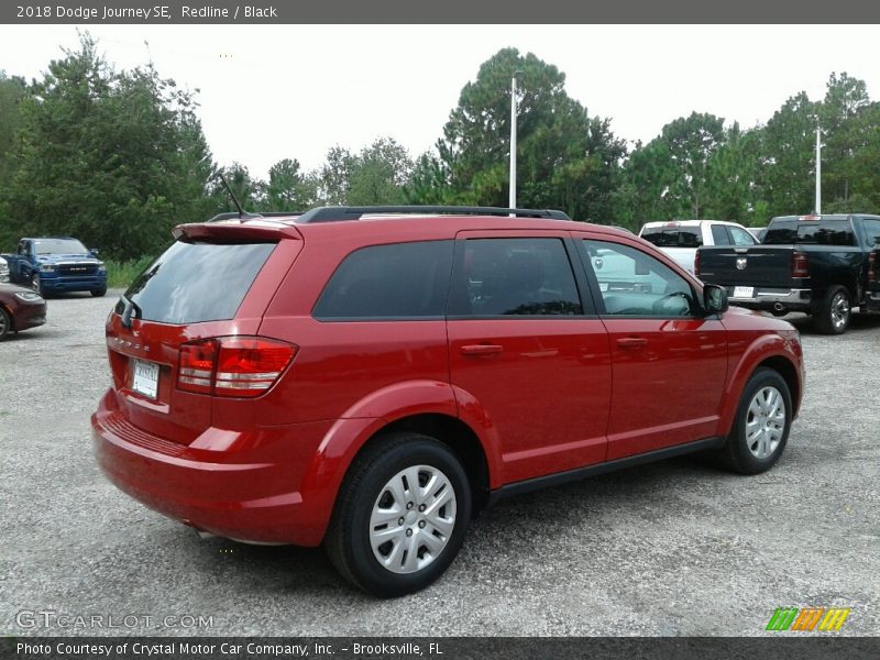 Redline / Black 2018 Dodge Journey SE