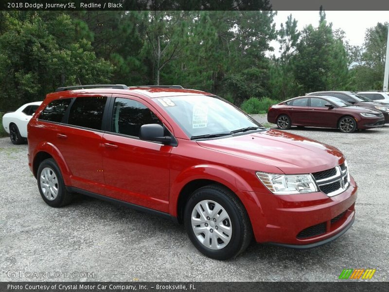Redline / Black 2018 Dodge Journey SE
