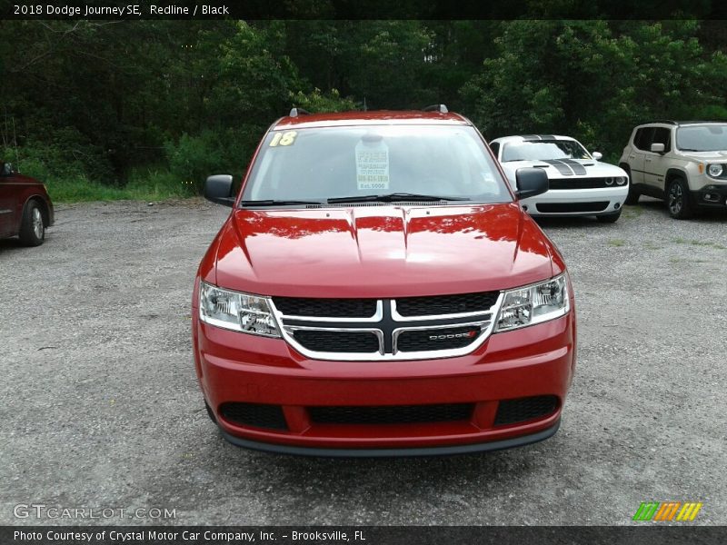 Redline / Black 2018 Dodge Journey SE