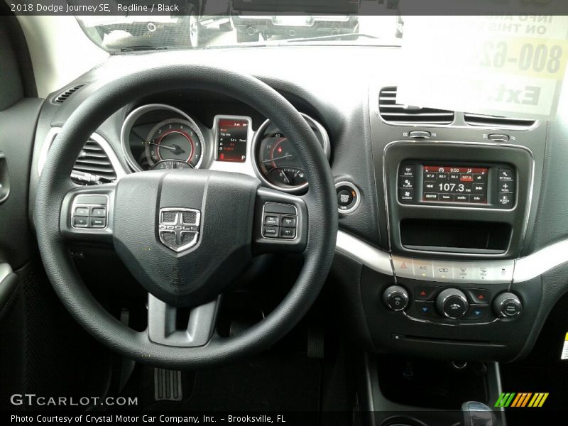 Redline / Black 2018 Dodge Journey SE