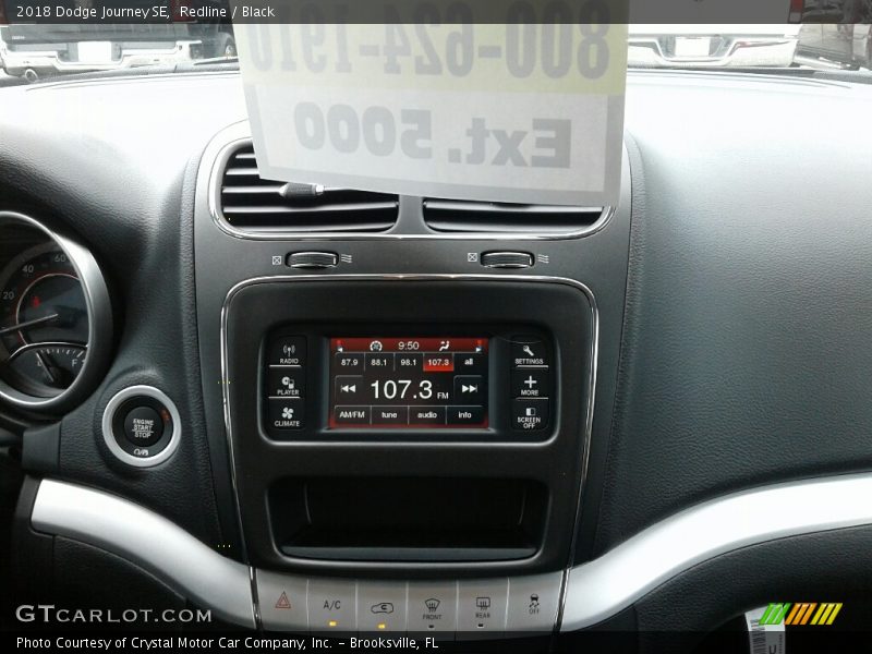 Redline / Black 2018 Dodge Journey SE