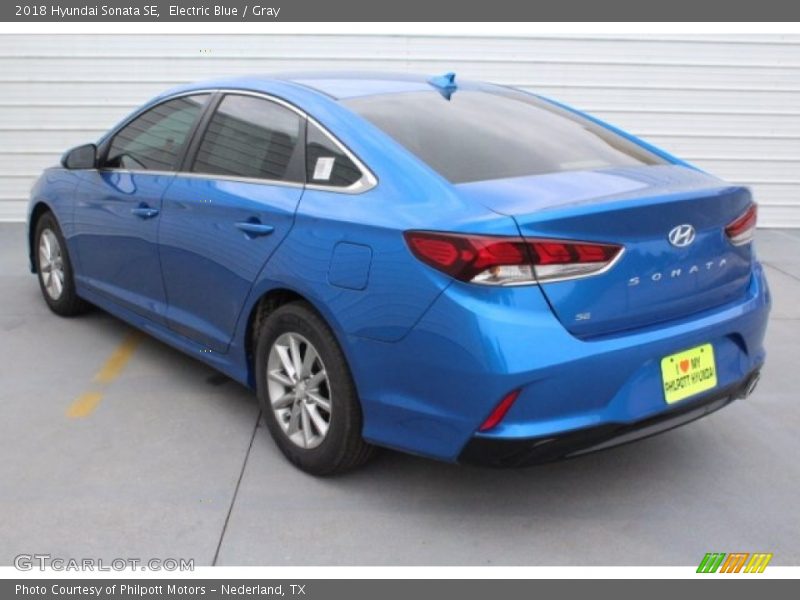 Electric Blue / Gray 2018 Hyundai Sonata SE