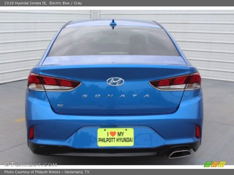 Electric Blue / Gray 2018 Hyundai Sonata SE