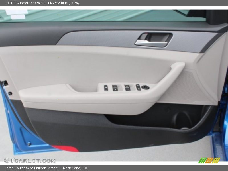 Electric Blue / Gray 2018 Hyundai Sonata SE