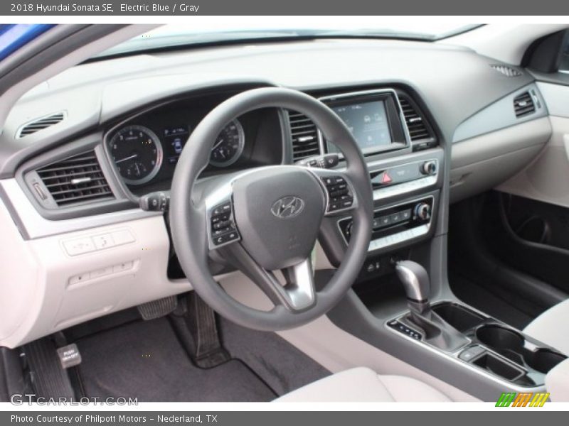 Electric Blue / Gray 2018 Hyundai Sonata SE