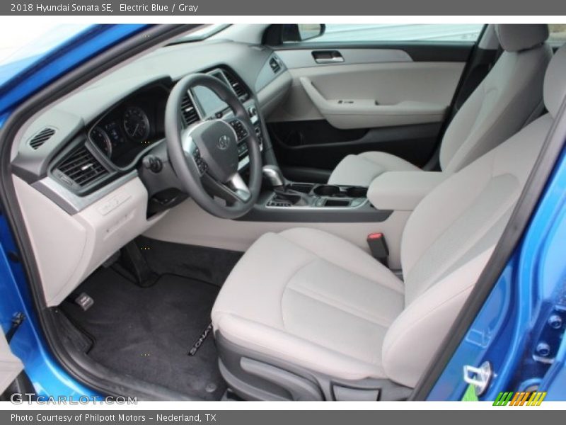 Electric Blue / Gray 2018 Hyundai Sonata SE