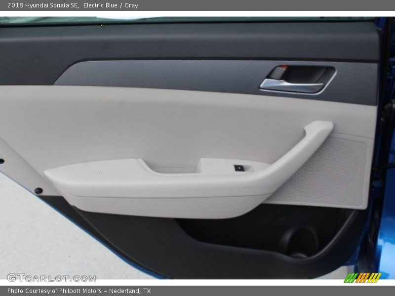 Electric Blue / Gray 2018 Hyundai Sonata SE