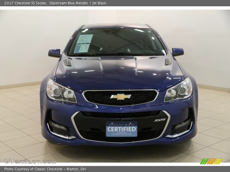 Slipstream Blue Metallic / Jet Black 2017 Chevrolet SS Sedan