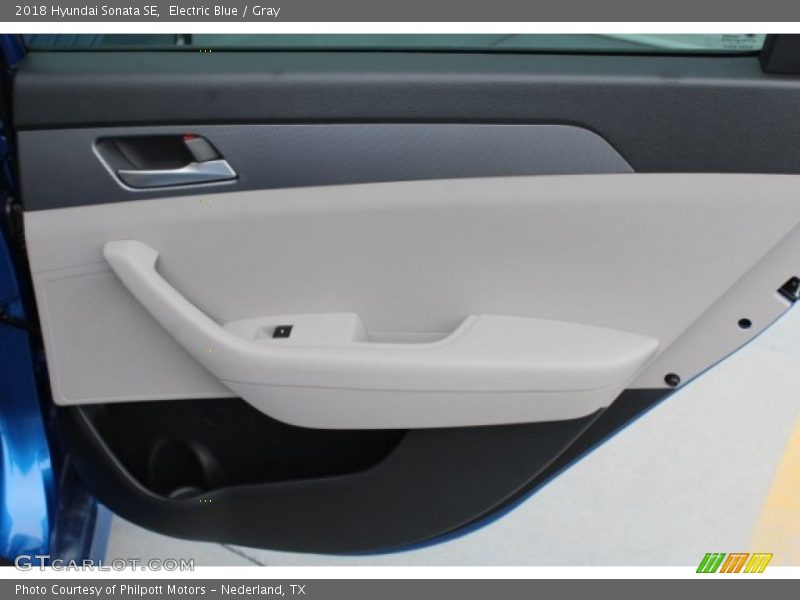 Electric Blue / Gray 2018 Hyundai Sonata SE