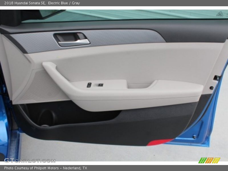Electric Blue / Gray 2018 Hyundai Sonata SE