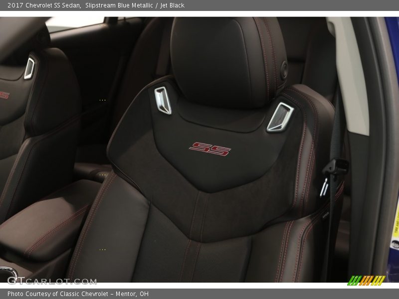 Slipstream Blue Metallic / Jet Black 2017 Chevrolet SS Sedan
