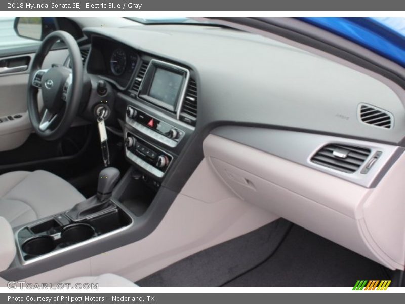 Electric Blue / Gray 2018 Hyundai Sonata SE