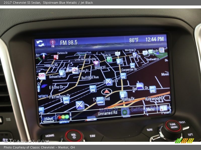 Navigation of 2017 SS Sedan