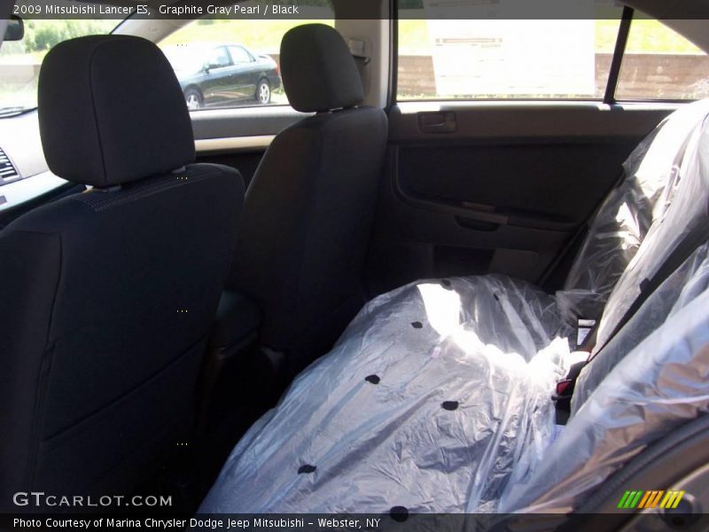 Graphite Gray Pearl / Black 2009 Mitsubishi Lancer ES