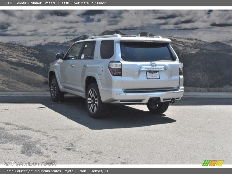 Classic Silver Metallic / Black 2018 Toyota 4Runner Limited