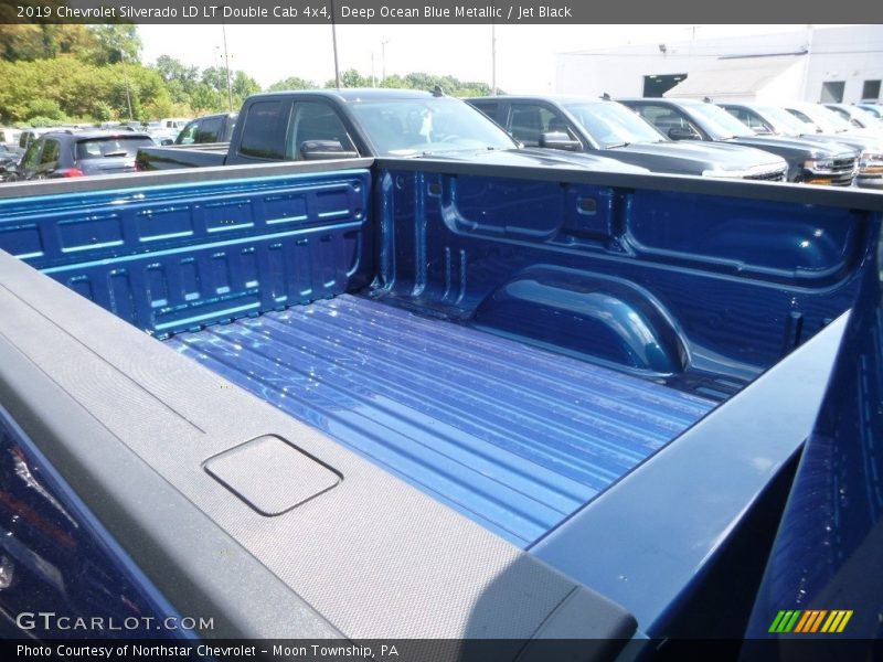 Deep Ocean Blue Metallic / Jet Black 2019 Chevrolet Silverado LD LT Double Cab 4x4