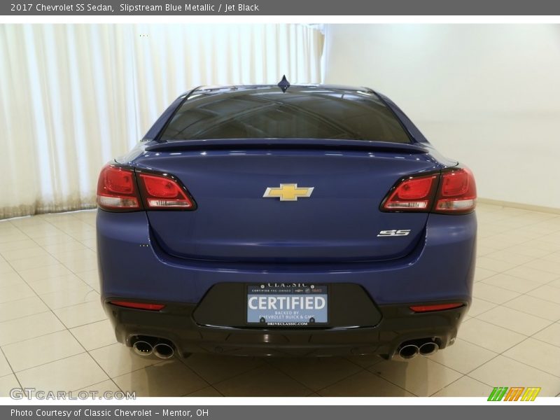 Slipstream Blue Metallic / Jet Black 2017 Chevrolet SS Sedan