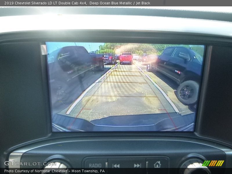Deep Ocean Blue Metallic / Jet Black 2019 Chevrolet Silverado LD LT Double Cab 4x4