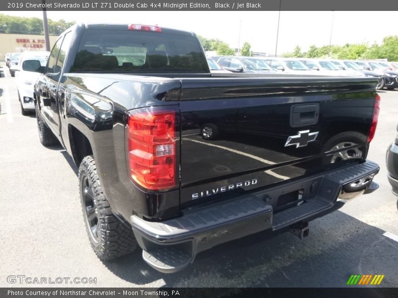 Black / Jet Black 2019 Chevrolet Silverado LD LT Z71 Double Cab 4x4 Midnight Edition