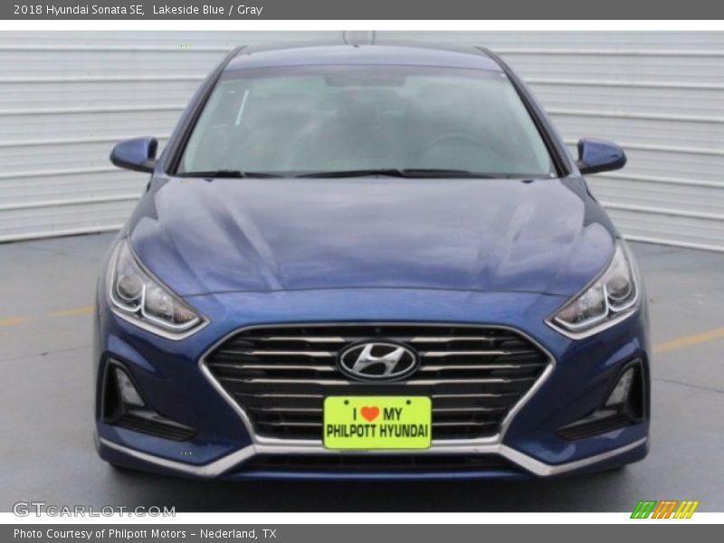 Lakeside Blue / Gray 2018 Hyundai Sonata SE